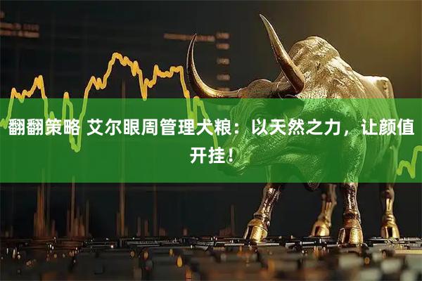 翻翻策略 艾尔眼周管理犬粮：以天然之力，让颜值开挂！