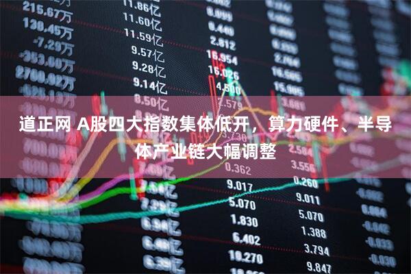 道正网 A股四大指数集体低开，算力硬件、半导体产业链大幅调整