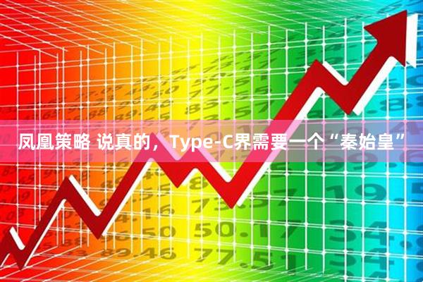 凤凰策略 说真的,Type-C界需要一个“秦始皇”